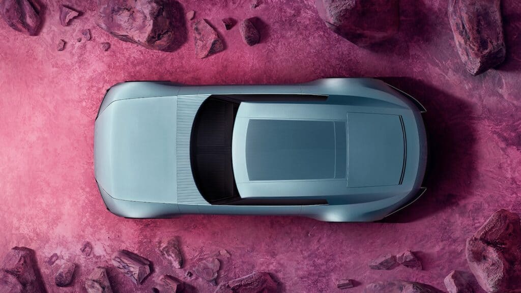 photo de la voiture vue de haut - plan statique - mondial de l'auto 2026