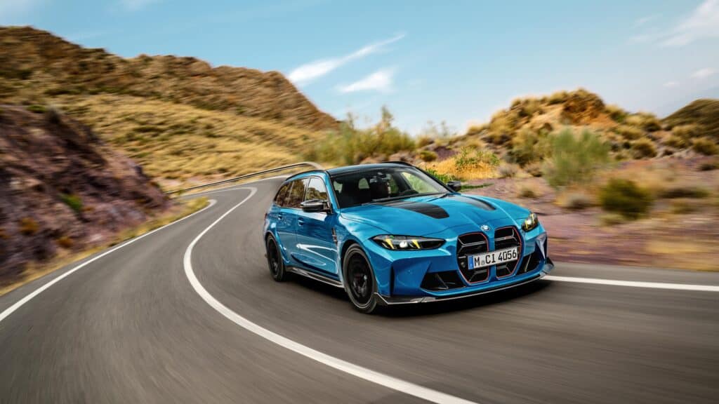 calendrier des nouveautés BMW d'ici 2028, Mondial de l'Auto, M3 CS Touring 2025 sur la route