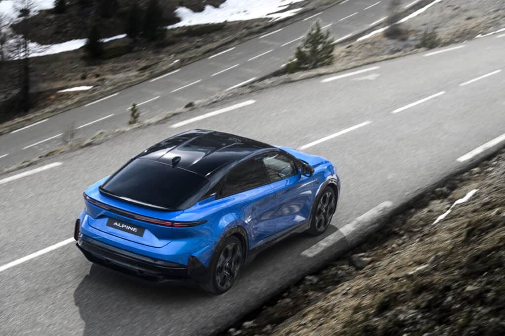 performance d'une GT pour l'ALPINE A390 GTS