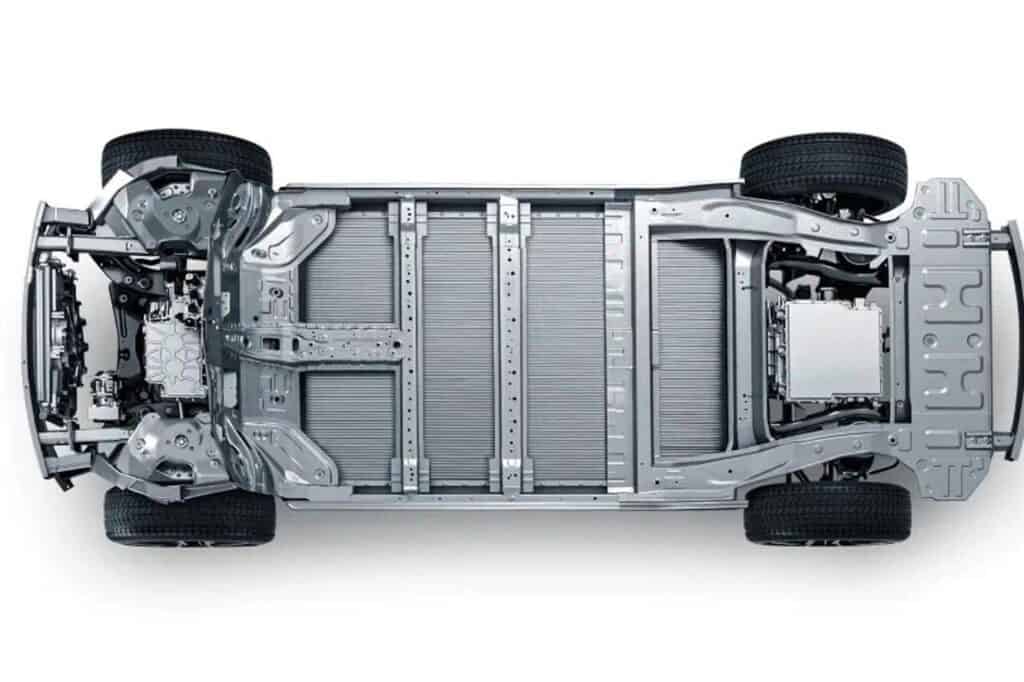 Plancher et batterie Blade de BYD