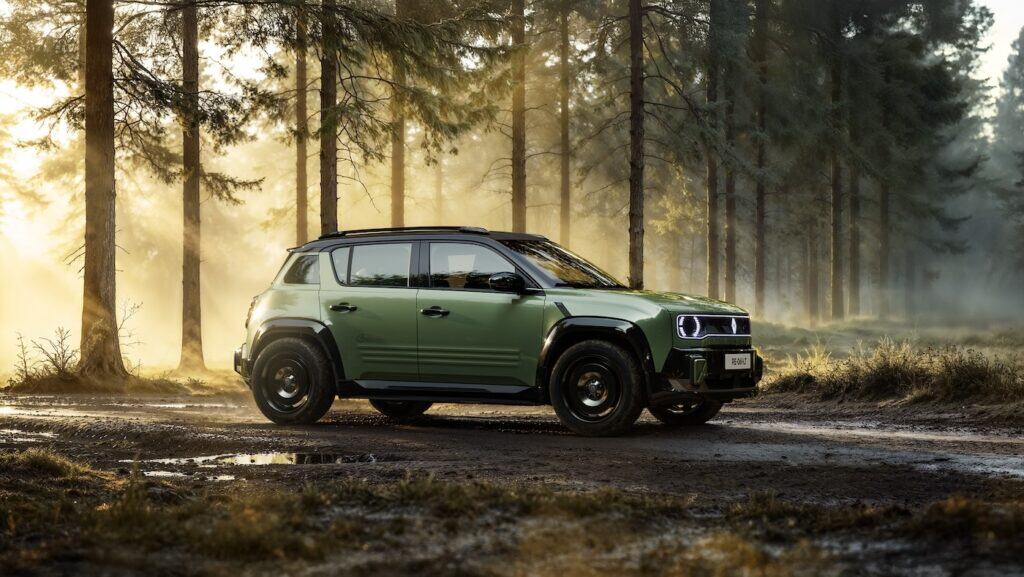photo de la renault 4 4x4 savane concept 2025 - photo de la voiture 3/4 face avant - mondial de l'auto 2026