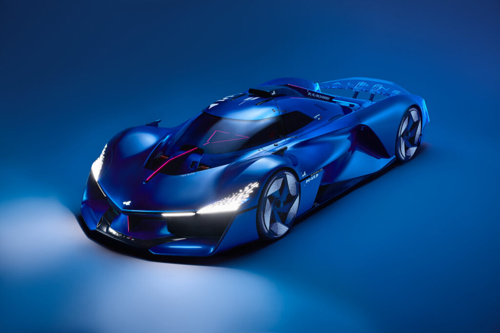 Concept Alpine Alpenglow Hydrogen vue de 3/4