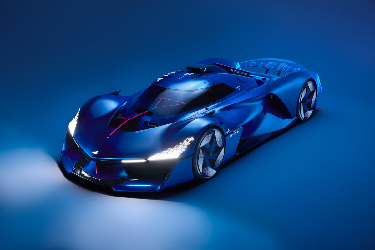 Concept Alpine Alpenglow Hydrogen vue de 3/4