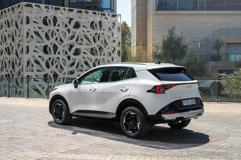 3/4 arrière suv