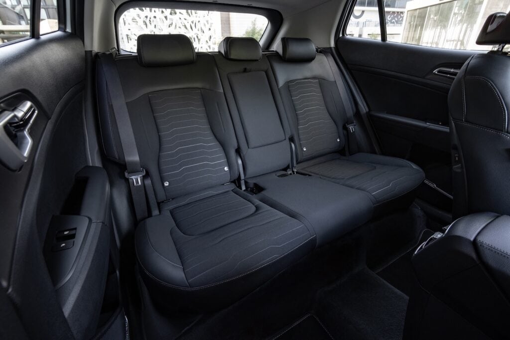 Places arrières SUV Kia Sportage vue intérieur 2026