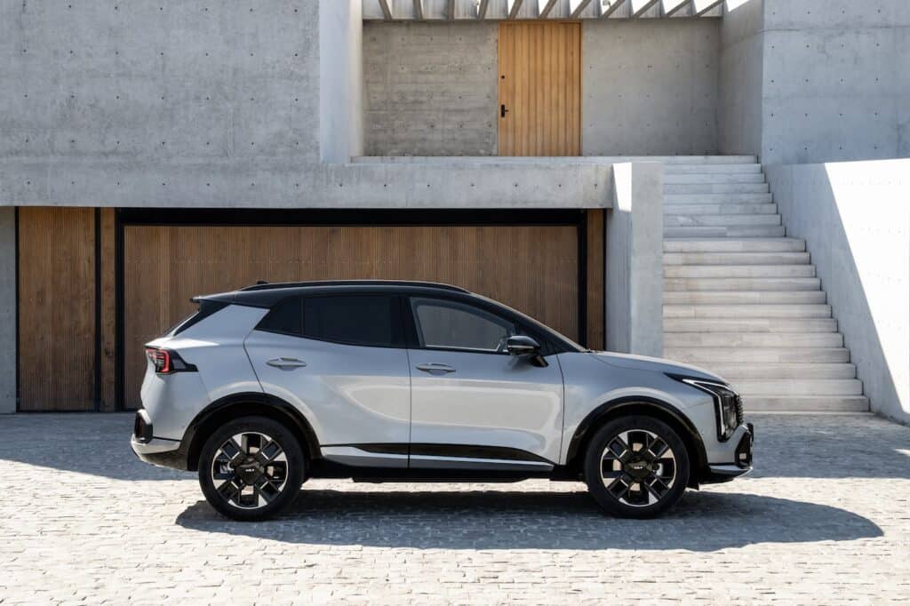 Vue de profil SUV Kia Sportage 2026